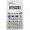 SHREL233SB - EL-233SB 8-Digit Pocket Calculator, Auto Power Off, 3-Key Memory, 8 Digits, LCD, Battery Powered, 0.3" Height x 2.4" Width x 4.1" Depth, White, Plastic, 1 Each