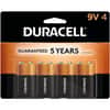 DURMN16RT4Z - 9-Volt Coppertop Alkaline Batteries, For Multipurpose, 9V, 4 / Pack