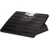 FEL8035001 - Office Suites Adjustable Footrest, 30&deg; Tilt, Black, Silver, Plastic, 1 Each