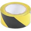 TCO14711 - Hazard/Aisle Marking Tape, 36 yd Length x 2" Width, Yellow, Black, Adhesive Backing, For Marking, 1 Roll