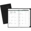 AAG7006405 - Monthly Planner, Black, Pocket, 3 1/2" x 6", Monthly, 13 Month, January 2026 to January 2027, 1 Month Double Page Layout, 3 1/2" x 6 1/8" Sheet Size, Black, Simulated Leather, Faux Leather