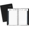 AAG7020705 - Appointment Book Planner, Julian Dates, Daily, 1 Year, January 2027 to December 2027, 7:00 AM to 9:00 PM, Half-hourly, 1 Day Single Page Layout, 4 7/8" x 8" Sheet Size, Wire Bound, Simulated Leather