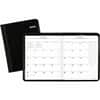 AAG7029005 - Executive Padfolio, Monthly, 13 Month, January 2027 to January 2028, 1 Month Double Page Layout, 9" x 11" Sheet Size, White Sheet, Stapled, Black, Simulated Leather, Faux Leather, 1 Each
