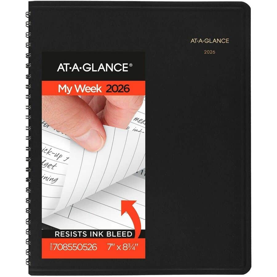 Open Scheduling Planner by At-A-Glance AAG7085505 | OnTimeSupplies.com