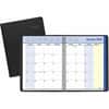 AAG760605 - QuickNotes Planner, Large, Julian Dates, Monthly, 12 Month, January 2026 to December 2026, 1 Month Double Page Layout, 8 1/4" x 11" Sheet Size, White Sheet, Wire Bound, Black, Simulated Leather