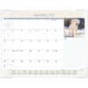 AAGDMD16632 - Puppies Desk Pad, Standard, Monthly, 12 Month, January 2027 to December 2027, 1 Month Single Page Layout, 21 3/4" x 17" Sheet Size, White Sheet, Desktop, Desk Pad, White, Paper, 1 Each