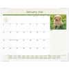 AAGDMD16632 - Puppies Desk Pad, Standard, Monthly, 12 Month, January 2026 to December 2026, 1 Month Single Page Layout, 21 3/4" x 17" Sheet Size, White Sheet, Desktop, Desk Pad, White, Paper