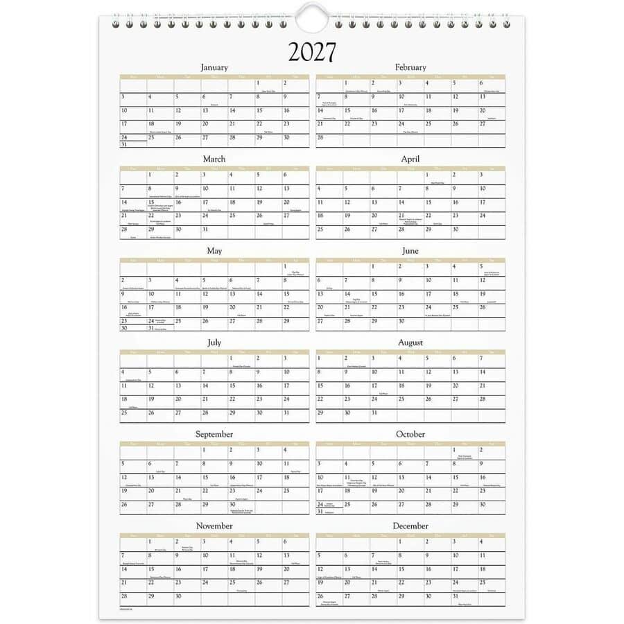Scenic Wall Calendar by At-A-Glance AAGDMW20028 | OnTimeSupplies.com