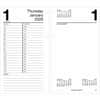 AAGE21050 - Loose-Leaf Desk Calendar Refill, Large, Julian Dates, Daily, 12 Month, January 2026 to December 2026, 7:00 AM to 5:15 PM, Quarter-hourly, 1 Day Double Page Layout, 4 1/2" x 8" Sheet Size, White Sheet