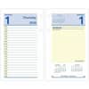 AAGE51750 - QuickNotes Loose-Leaf Desk Calendar Refill, Standard, Julian Dates, Daily, 12 Month, January 2026 to December 2026, 7:00 AM to 5:00 PM, Half-hourly, 1 Day Double Page Layout, 3 1/2" x 6" Sheet Size