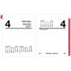 AAGE91950 - Loose-Leaf Desk Calendar Refill, Mini, Julian Dates, Daily, 12 Month, January 2027 to December 2027, 1 Day Double Page Layout, 3 3/4" x 3" Sheet Size, White Sheet, Desktop, Desk, Paper, 1 Each