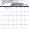 AAGG100017 - Illustrator's EditionWall Calendar, Medium, Julian Dates, Monthly, 12 Month, January 2026 to December 2026, 1 Month Single Page Layout, 12" x 12" Sheet Size, White Sheet, 1.63" x 1.75" Block