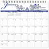 AAGG100017 - Illustrator's EditionWall Calendar, Medium, Julian Dates, Monthly, 12 Month, January 2027 to December 2027, 1 Month Single Page Layout, 12" x 12" Sheet Size, White Sheet, 1.63" x 1.75" Block