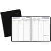 AAGG59000 - DayMinder Column StylePlanner, Medium, Julian Dates, Weekly, 12 Month, January 2027 to December 2027, 1 Week Double Page Layout, 7" x 8 3/4" Sheet Size, White Sheet, Wire Bound, Black, Faux Leather
