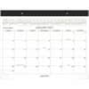 AAGGG250000 - 2-Color Desk Pad, Standard, Monthly, 12 Month, January 2027 to December 2027, 1 Month Single Page Layout, 21 3/4" x 17" Sheet Size, White Sheet, 3" x 2.02" Block, Headband, Desktop, Desk Pad, Multi