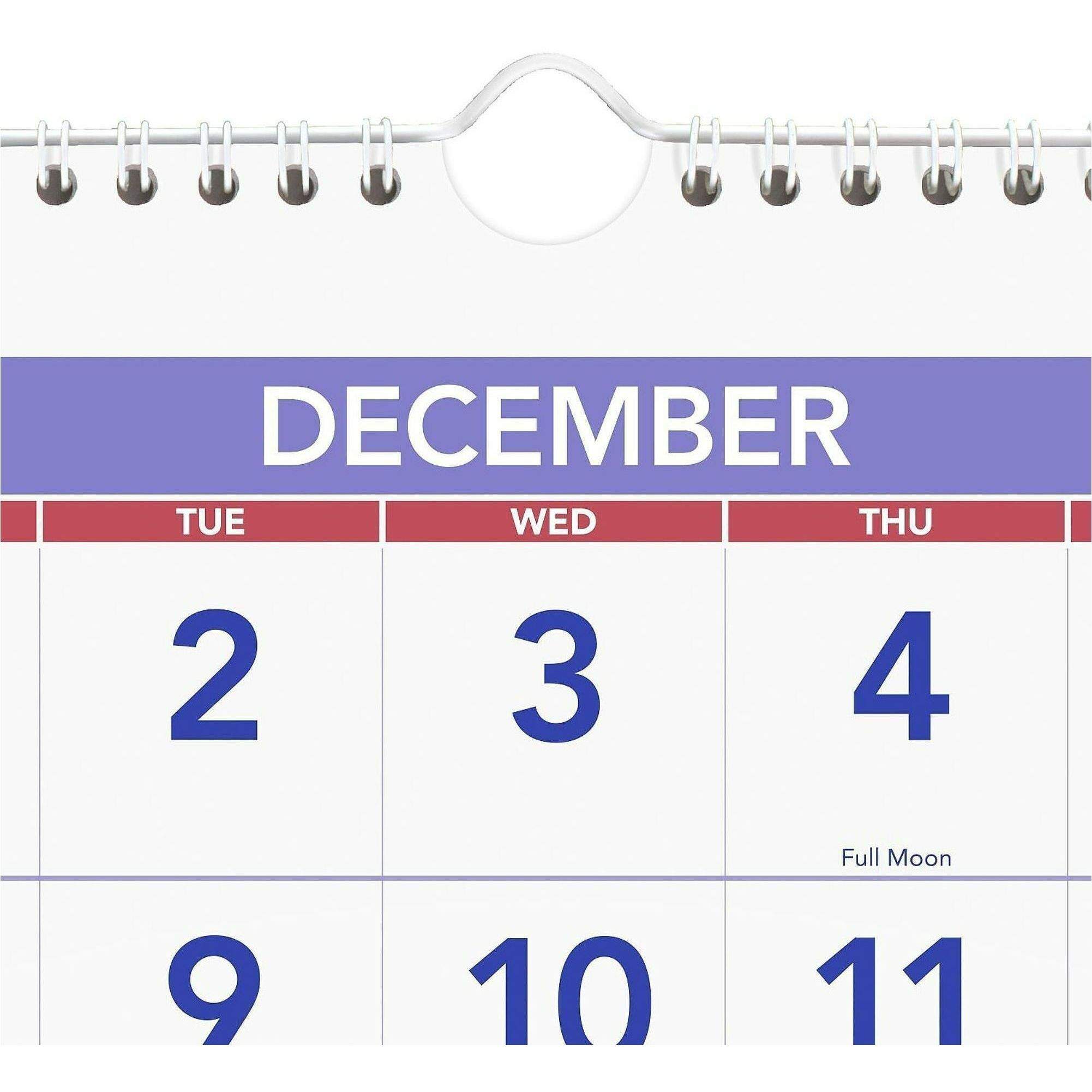 3-Month Reference Vertical Wall Calendar by At-A-Glance AAGPM1128