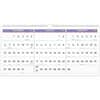 AAGPM1428 - 3-Month Horizontal Wall Calendar, Large, Monthly, 15 Month, December 2026 to February 2028, 3 Month Single Page Layout, 12" x 24" Sheet Size, White Sheet, Wire Bound, Blue, White, Chipboard, Paper