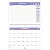 AAGPM17028 - Desk Wall Calendar, Small, Julian Dates, Monthly, 12 Month, January 2027 to December 2027, 1 Month Single Page Layout, 1 Month Double Page Layout, 11" x 8 1/2" Sheet Size, White Sheet