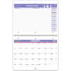 AAGPM17028 - Desk Wall Calendar, Small, Julian Dates, Monthly, 12 Month, January 2026 to December 2026, 1 Month Single Page Layout, 1 Month Double Page Layout, 11" x 8 1/2" Sheet Size, White Sheet