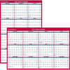 AAGPM32628 - Vertical Reversible Horizontal Erasable Wall Calendar, Extra Large, Julian Dates, Yearly, 12 Month, January 2026 to December 2026, 48" x 32" Sheet Size, White Sheet