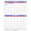 AAGPM928 - 2-Month Wall Calendar, Large, Julian Dates, Monthly, 12 Month, January 2026 to December 2026, 2 Month Single Page Layout, 29" x 22" Sheet Size, White Sheet, 3" x 2.25" Block, Wire Bound, White, Paper
