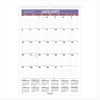 AAGPMLM0228 - Write-on/Wipe-off Laminated Monthly Wall Calendar, Medium, Julian Dates, Monthly, 12 Month, January 2027 to December 2027, 1 Month Single Page Layout, 12" x 17" Sheet Size, White Sheet
