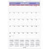 AAGPMLM0328 - Erasable Wall Calendar, Large, Julian Dates, Monthly, 12 Month, January 2027 to December 2027, 1 Month Single Page Layout, 15 1/2" x 22 3/4" Sheet Size, White Sheet, 2.06" x 3.31" Block, Wire Bound