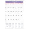 AAGPMLM0328 - Erasable Wall Calendar, Large, Julian Dates, Monthly, 12 Month, January 2026 to December 2026, 1 Month Single Page Layout, 15 1/2" x 22 3/4" Sheet Size, White Sheet, 2.06" x 3.31" Block, Wire Bound