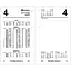 AAGS17050 - Financial Desk Calendar Refill, Standard, Julian Dates, Daily, 12 Month, January 2027 to December 2027, 1 Day Double Page Layout, 3 1/2" x 6" Sheet Size, White Sheet, Desktop, White, 1 Each