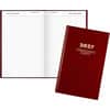 AAGSD37613 - Standard Diary Diary, Large, Business, Julian Dates, Daily, 1 Year, January 2027 to December 2027, 1 Day Single Page Layout, 7 3/4" x 12 1/8" Sheet Size, Case Bound, Vinyl, Faux Leather, Red Cover