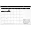 AAGSK1400 - Desk Pad Calendar, Julian Dates, Monthly, 12 Month, January 2027 to December 2027, 1 Month Single Page Layout, 17 3/4" x 11" Sheet Size, White Sheet, 1.50" x 1.50" Block, Headband, Desktop, Desk Pad