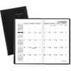 AAGSK5300 - Monthly Planner, Black, Pocket, 3 1/2" x 6", Pocket, Julian Dates, Monthly, 14 Month, December 2025 to January 2027, 1 Month Double Page Layout, 3 1/2" x 6" Sheet Size, White Sheet, Stapled, Leather