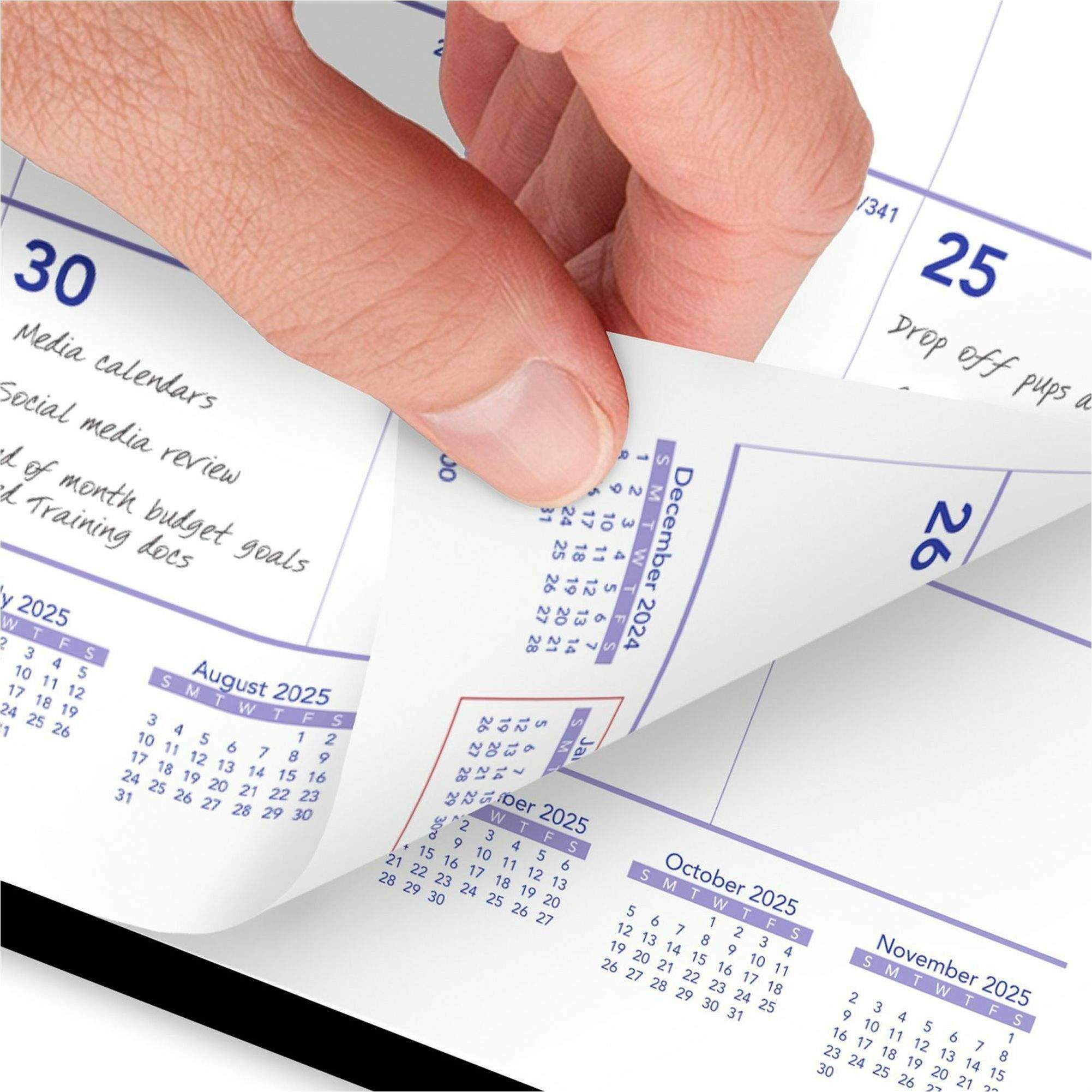 Monthly Desk Wall Calendar with Jacket by At-A-Glance AAGSK800