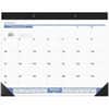 AAGSW20000 - Desk Pad Calendar, Standard, Julian Dates, Monthly, 12 Month, January 2027 to December 2027, 1 Month Single Page Layout, 21 3/4" x 17" Sheet Size, White Sheet, Headband, Desk Pad, Blue, Gray, White