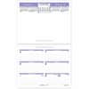AAGSW705X50 - Flip-A-Week Desk Calendar Refill, Small, Julian Dates, Weekly, 12 Month, January 2027 to December 2027, 1 Week Double Page Layout, 6" x 7" Sheet Size, White Sheet, Desk, White, Blue, Paper, 1 Each