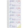 ABFSC1152 - Spiral 2-part Money/Rent Receipt Book, 200 Sheet(s), Spiral Bound, 2 Part, 11" x 5.25" Form Size, White, Canary, Assorted Sheet(s), 1 Each