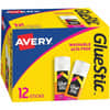 AVE00196 - Permanent Glue Stic, 1.27 oz, White, 1 Each