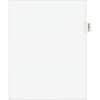 AVE01393 - Individual Legal Exhibit Dividers - Avery Style, 1 Printed Tab(s), Character, W, 8.5" Divider Width x 11" Divider Length, Letter, White Paper Divider, Paper Tab(s), 20% Recycled