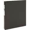 AVE03301 - Economy Binder, 1" Binder Capacity, Letter, 8 1/2" x 11" Sheet Size, 175 Sheet Capacity, 3 Ring, Fastener: Round Ring, Pocket: 2, Internal, Vinyl, Black, Non Locking Mechanism, 1 Each