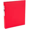 AVE03310 - Economy Binder, 1" Binder Capacity, Letter, 8 1/2" x 11" Sheet Size, 175 Sheet Capacity, 3 Ring, Fastener: Round Ring, Pocket: 2, Internal, Vinyl, Red, Non Locking Mechanism, 1 Each