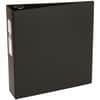 AVE03602 - Economy Binder, 3" Binder Capacity, Letter, 8 1/2" x 11" Sheet Size, 460 Sheet Capacity, 3 Ring, Fastener: Round Ring, Pocket: 2, Internal, Vinyl, Black, Non Locking Mechanism, 1 Each