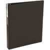 AVE04301 - Economy Binder, 1" Binder Capacity, Letter, 8 1/2" x 11" Sheet Size, 175 Sheet Capacity, 3 Ring, Fastener: Round Ring, Pocket: 2, Internal, Vinyl, Black, Recycled