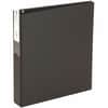 AVE04501 - Economy Binder, 2" Binder Capacity, Letter, 8 1/2" x 11" Sheet Size, 375 Sheet Capacity, 3 Ring, Fastener: Round Ring, Pocket: 2, Internal, Vinyl, Black, 1.05 lb, Recycled