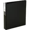 AVE04601 - Economy Binder, 3" Binder Capacity, Letter, 8 1/2" x 11" Sheet Size, 460 Sheet Capacity, 3 Ring, Fastener: Round Ring, Pocket: 2, Internal, Vinyl, Black, 1.75 lb, Recycled