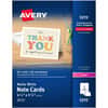 AVE5315 - Printable Note Cards, Two-Sided Printing, 4-1/4" x 5-1/2" , 60 Cards (5315), 97 Brightness, 4 1/4" x 5 1/2", 80 lb Basis Weight, 216 g/m&sup2; Grammage, Matte