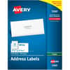 AVE5360 - Copier Address Labels, 1 1/2" Width x 2 13/16" Length, Permanent Adhesive, Rectangle, Matte, White, Paper, Permanent Adhesive, Stick & Stay, Customizable, 21 / Sheet, 100 Total Sheets