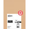 AVE5961 - White Rectangle Labels with Sure Feed Technology, 1" Height x 4" Width, Permanent Adhesive, Rectangle, Laser, Inkjet, Matte White, Paper, 20 / Sheet, 5000 / Box