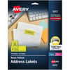 AVE5972 - High Visibility Neon ID Labels, Permanent Adhesive, Laser, Neon Yellow, Paper, 30 / Sheet, 750 / Pack