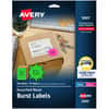 AVE5995 - Neon Burst Labels, x 2 1/4" Diameter, Permanent Adhesive, Burst, Laser, Inkjet, Matte, Neon Magenta, Neon Green, Neon Yellow, Paper, 12 / Sheet, 15 Total Sheets, 180 Total Label(s), For Label Printer