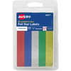 AVE06007 - Assorted Foil Star Labels, Learning Theme/Subject, Star Shape, Permanent Adhesive, 0.50" Height, Red, Blue, Silver, Green, Gold, Paper, 440 / Pack